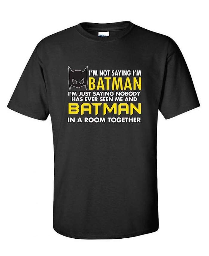 Idée cadeau grand père la meilleure idée cadeau d anniversaire chouette cadeau Batman tee shirt 