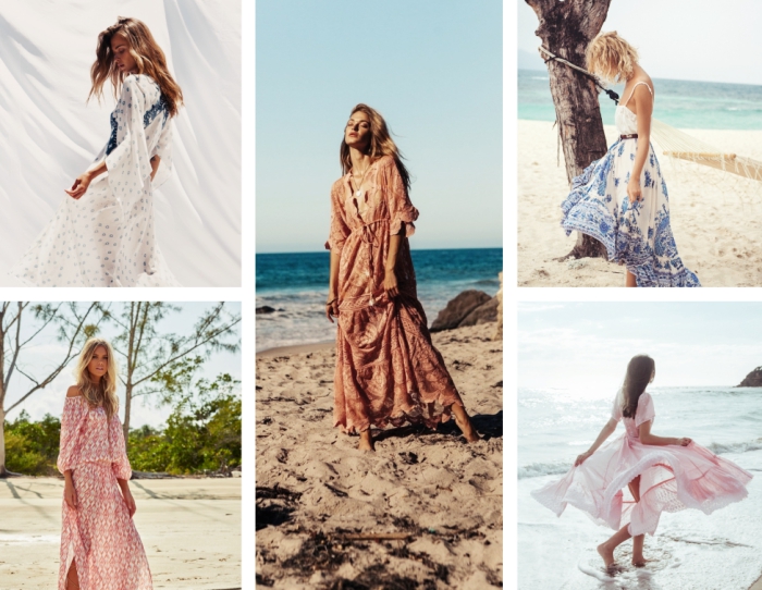modèles de robe de plage chic et longue, matières et couleurs tendance pour choisir ses vêtements de plage femme