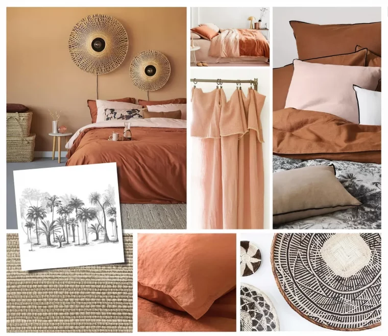 moodboard pour reussir la deco de la chambre a coucher couleurs et deco