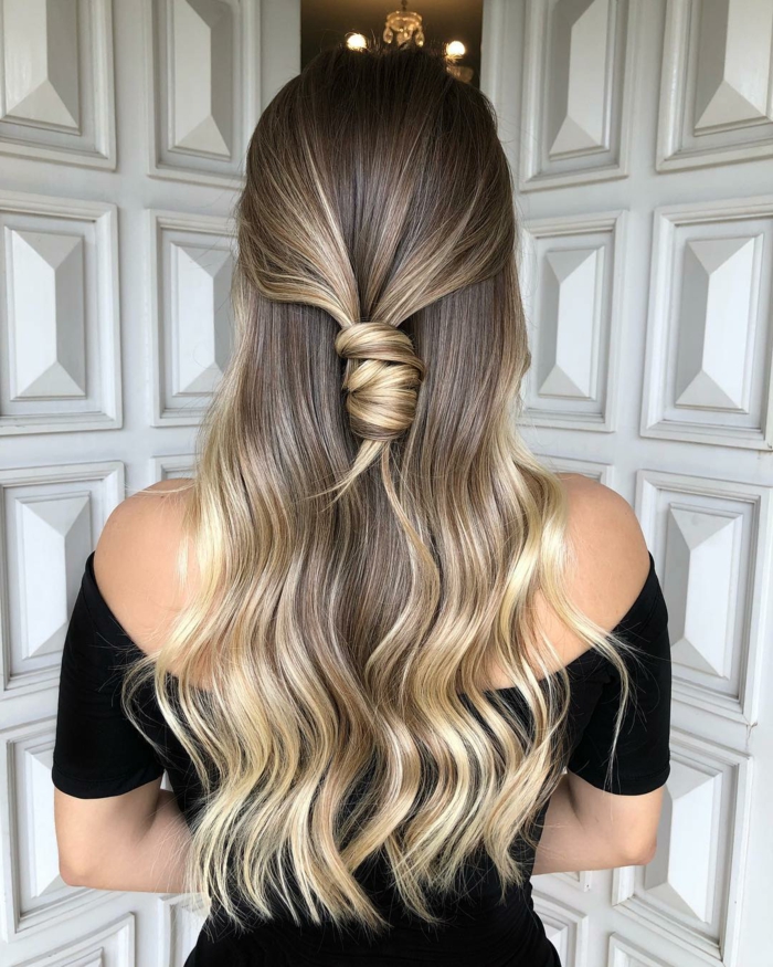 ombre hair blond cendre