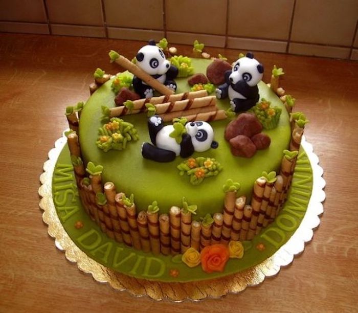 Merveilleux gateau anniversaire 3 ans gateau pour enfant desserts préférés des enfants pandas