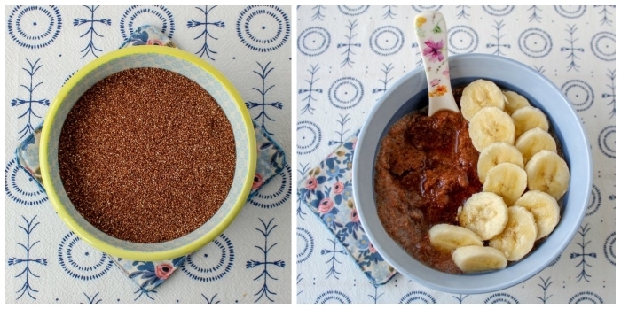 recette healthy de porridge exotique de teff riche en fibres et en protéines végétales