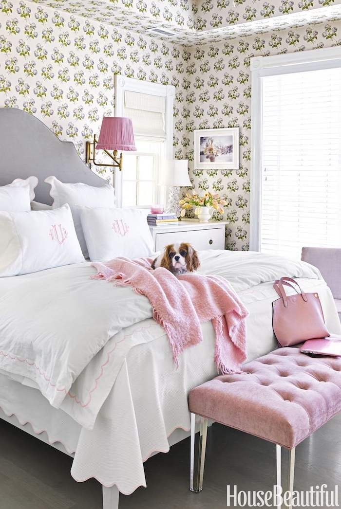 Chambre à coucher adulte couleur idéale aménagement chambre assortir les couleurs pastel cool chambre féminine