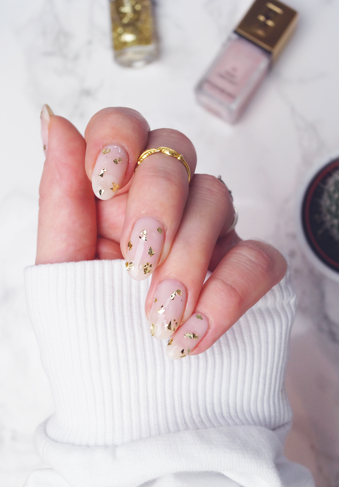 Design ongle original, idee ongle pour femme, deco tendance été 2018, exemple deco ongles doré