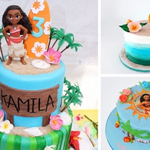 63 designs magnifiques du gâteau Vaiana pour une fête d'anniversaire Disney inoubliable
