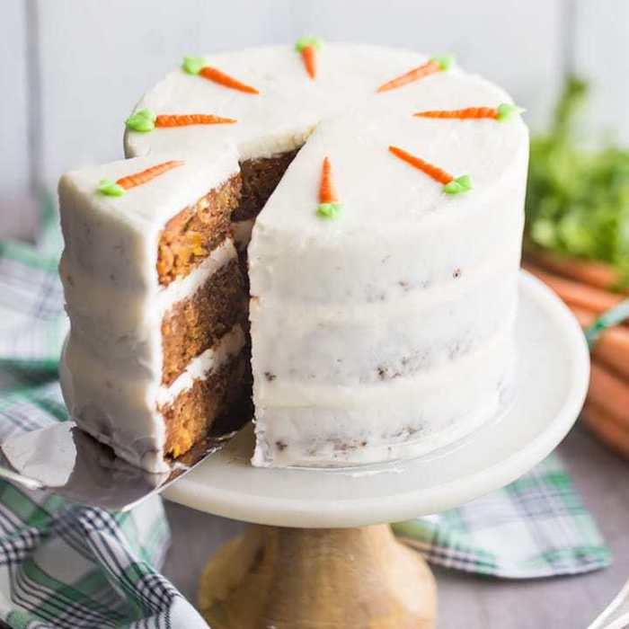 Comment faire un gâteau léger aux carottes, gateau avec couverture leger, gateau gourmand facile a faire