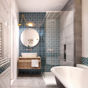La salle de bain en carreaux de ciment : un espace entre modernisme et authenticité