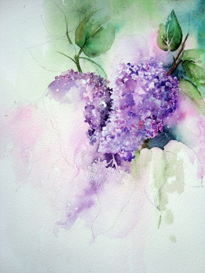 1001 Idees Et Techniques Pour Realiser Une Peinture A L Aquarelle Facile