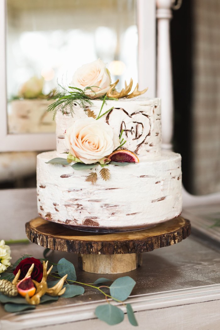 Wedding cake mariage champêtre, image de gateau champetre chic, les gateaux mariage, une idée de gateau americain mariage