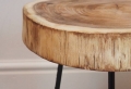 Table basse en tronc d’arbre – le meuble diy qui cache la forêt