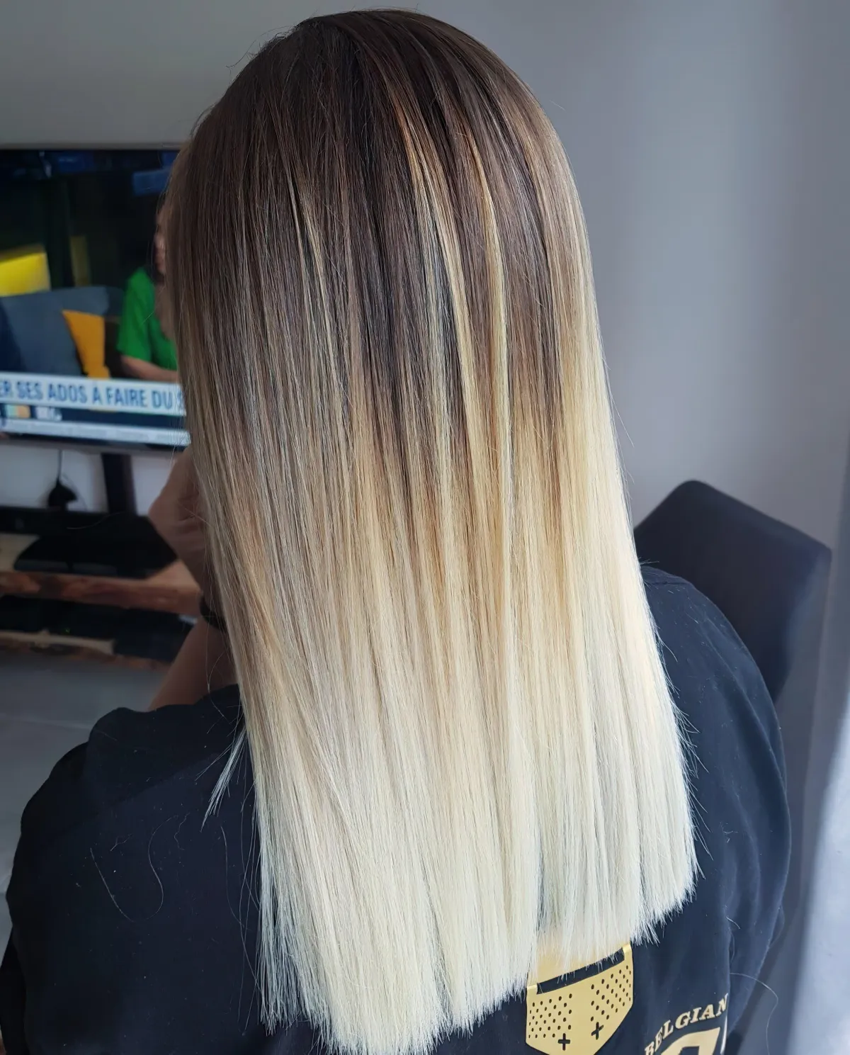 carre long lisse tie and dye blond comment l entretenir