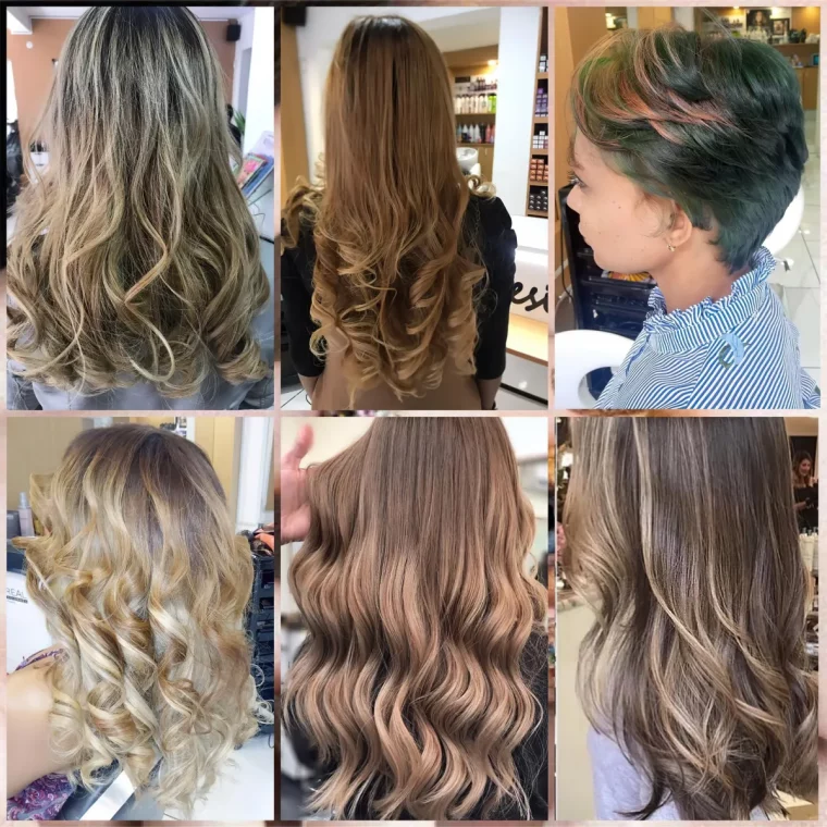 colorations nuances du blond tendance coupes differentes