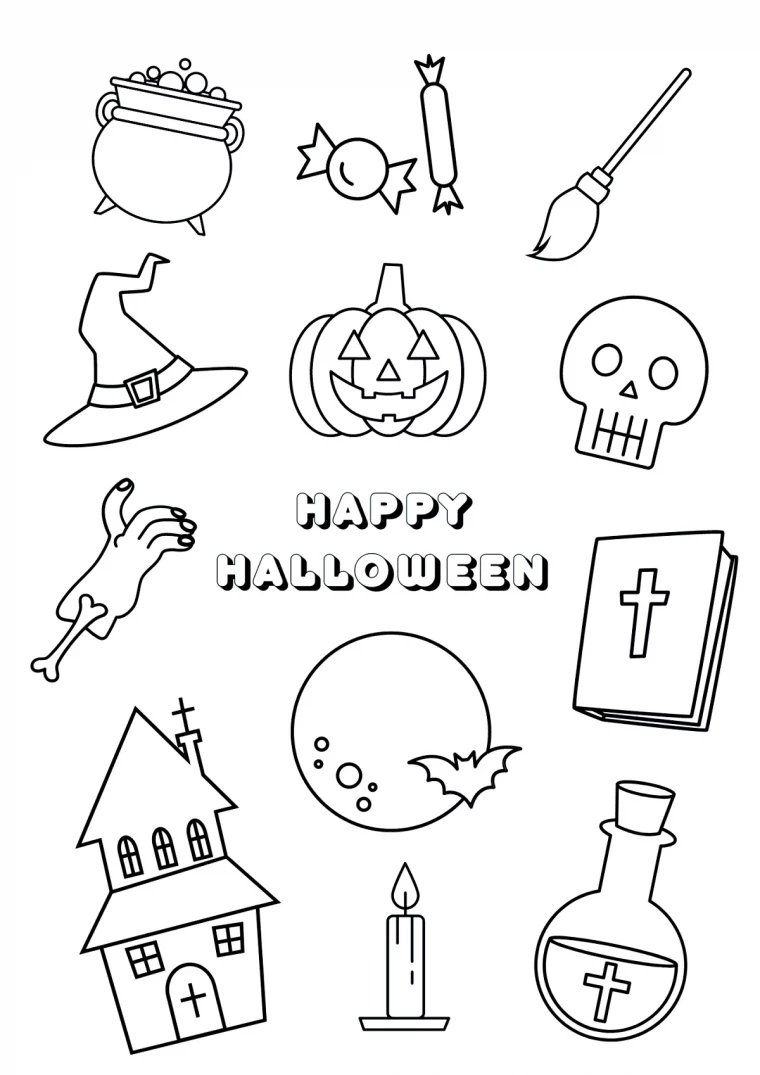 coloriage a imprimer pour halloween