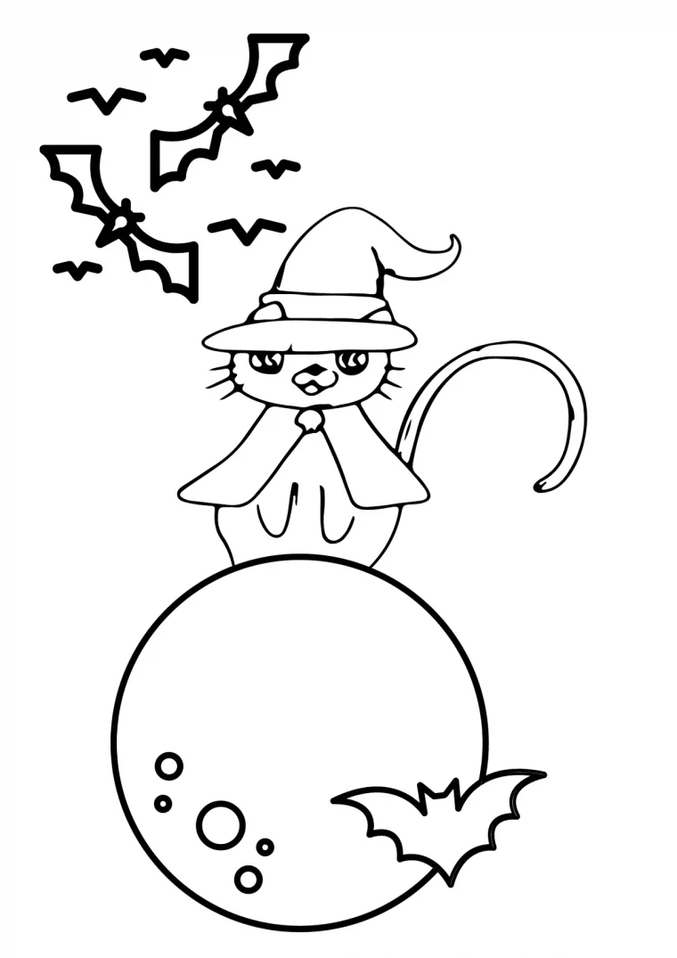 coloriage maternelle pour halloween