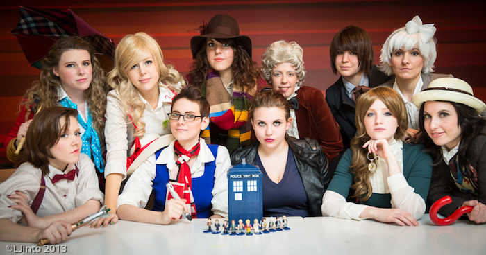 Deguisement amies, toutes les visages de docteur who déguisement halloween fait maison, thème de film costume simple 