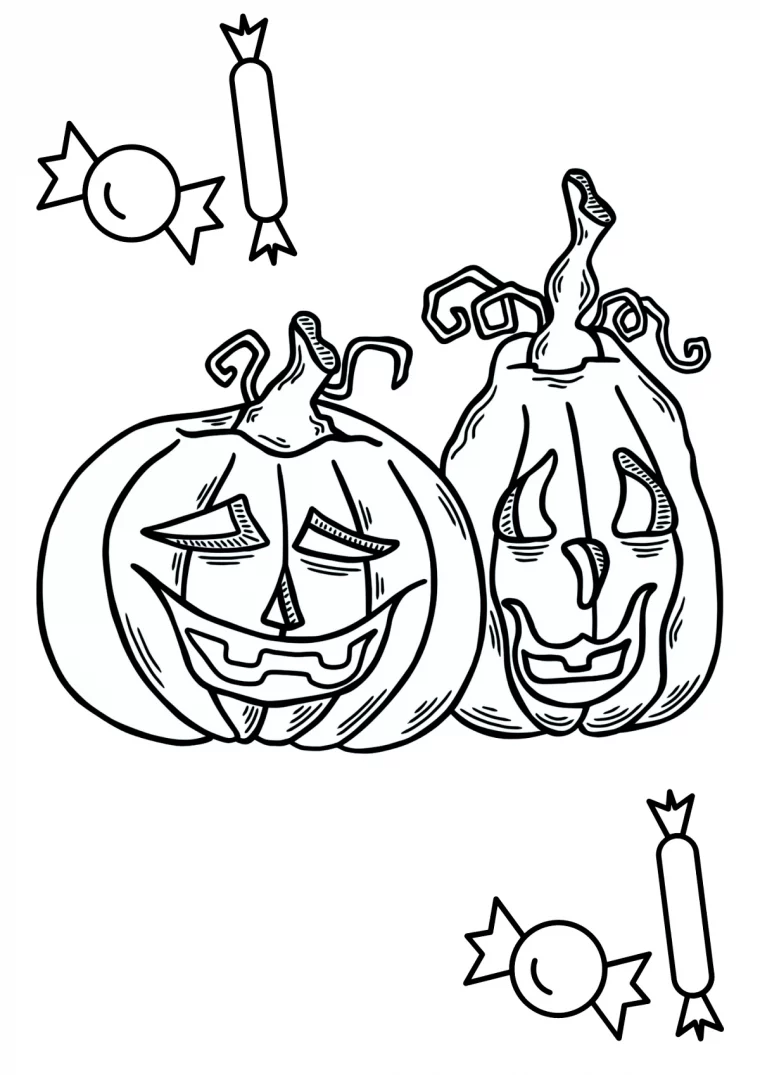 dessin halloween facile enfant