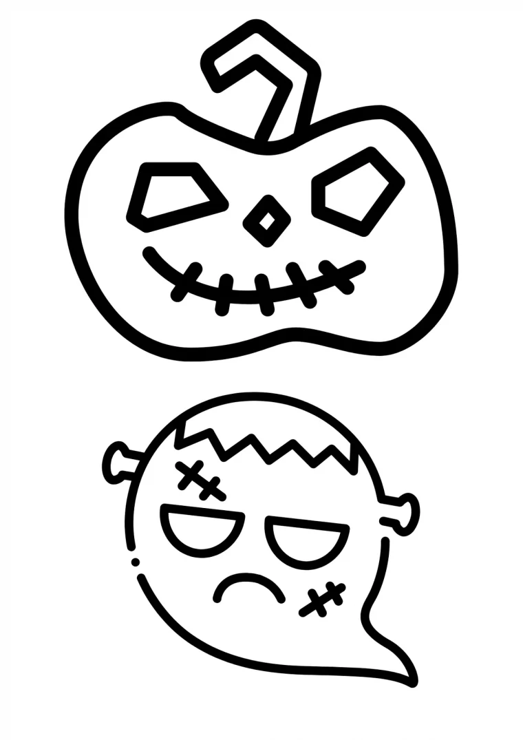 dessins colorage maternelle halloween