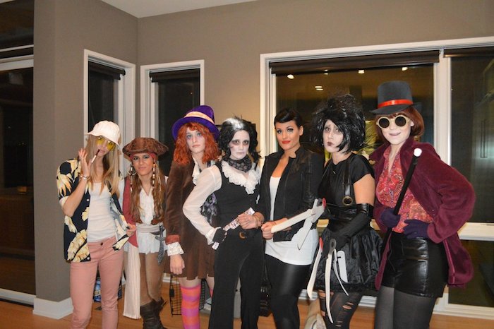 Inspiration deguisement groupe, déguisement halloween fait maison, habit costume de fête des morts, les films de Johnny Depp