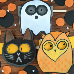 personnages pour bricolage halloween en maternelle