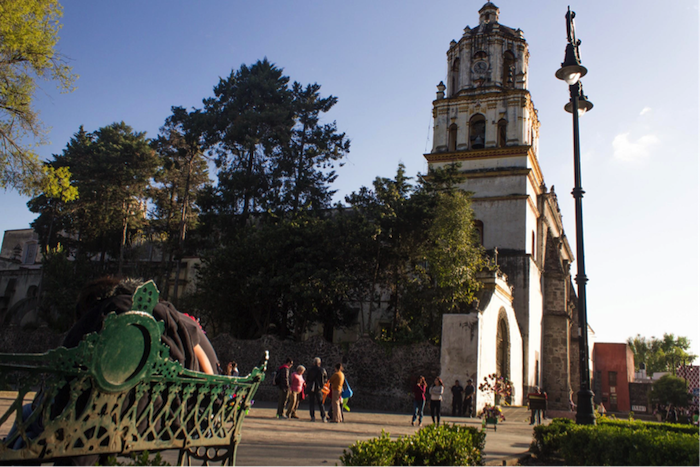 église et parc, vue de mexique, découvrir le patrimoine culturel, mexique tourisme, quels sont les lieux à visiter