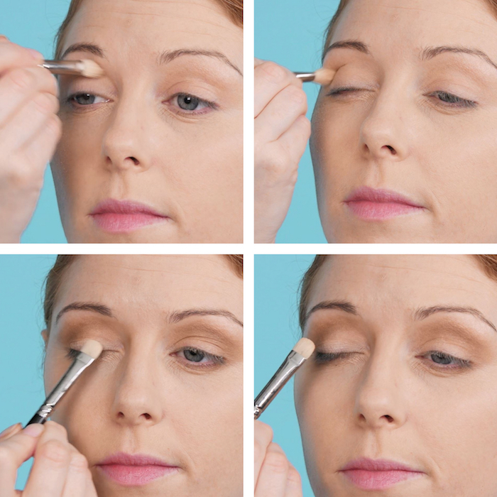 étape 2 du tutoriel pour maquillage de pin up avec comment se maquiller les yeux dans le style années 50