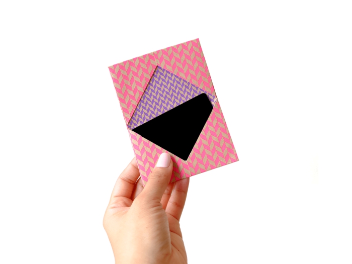 emballage diy pour carte cadeau ou voucher, pliage enveloppe personnalisée selon une simple technique origami