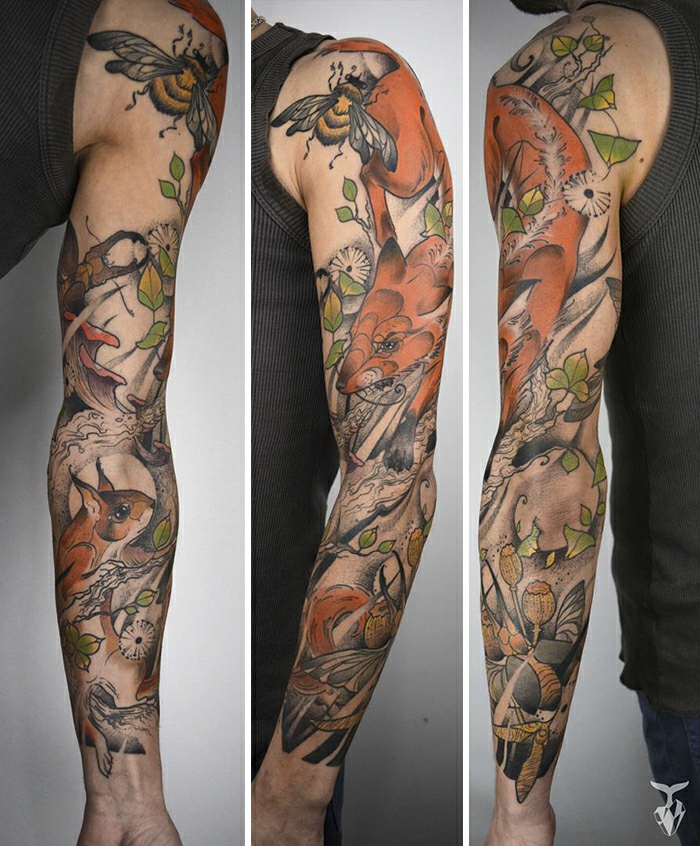 Quel tatouage amitié choisir, une idée de tatouage en commun art sur la peau, le renard sauvage du petit prince