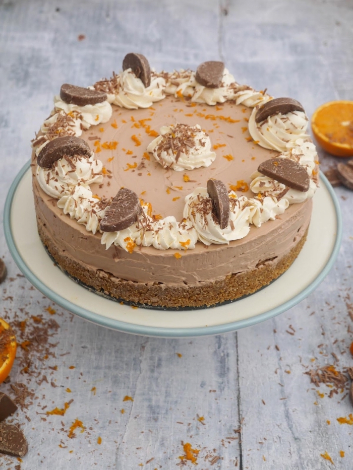 gâteau original au chocolat et à l'orange sans besoin de four, recette cheesecake philadelphia sans cuisson