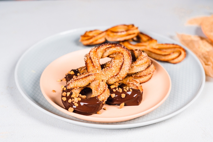recette churros au four a faire soi meme dessert sain avec de la farine de blé entier et de la cassonade