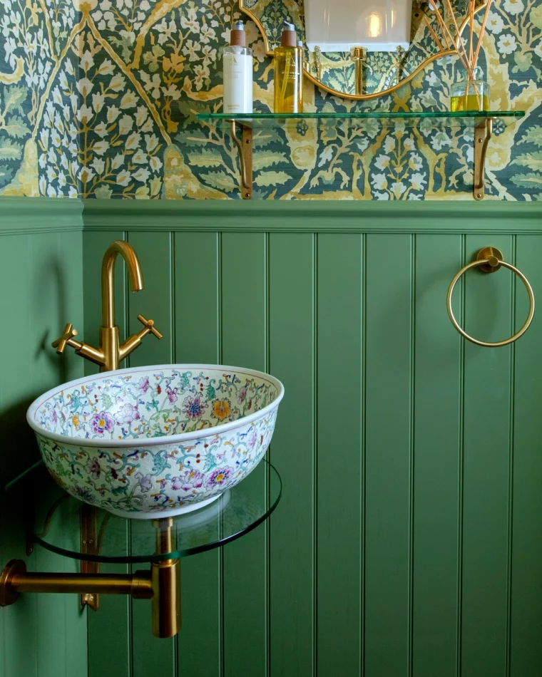 details de decoration pour embellir une salle de bain retro chic