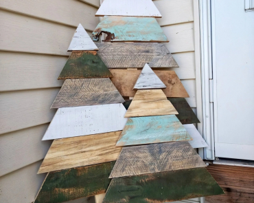 exterieur deco noel palette diy