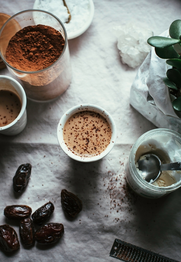 idée boisson au lait pour noel, recette chocolat chaud cacao en poudre facile, exemple comment préparer un chocolat chaud facile