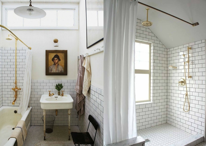 Décoration salle de bain decoration industriel chouette photo inspiration déco beauté mobilier vintage peinture 