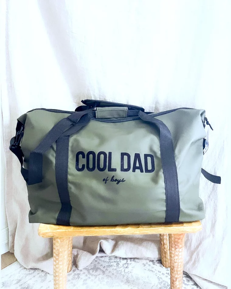 cadeau personalise pour papa sac de sport