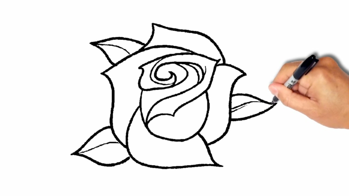Image dessin de chien dessins facile à faire dessin noir et blanc crayon comment dessiner une rose