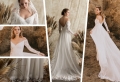 La splendeur de la robe de mariée avec manche longue
