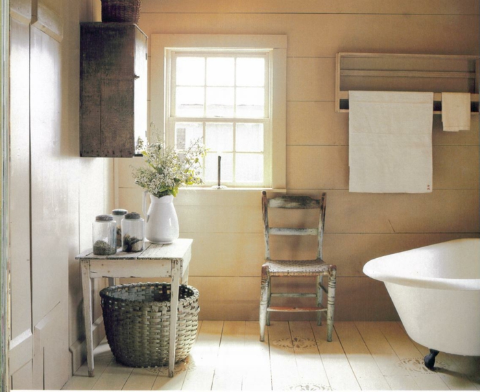 Pinterest salle de bain rustique, idée déco salle de bain industrielle, originale stylée salle meuble insustriel chic