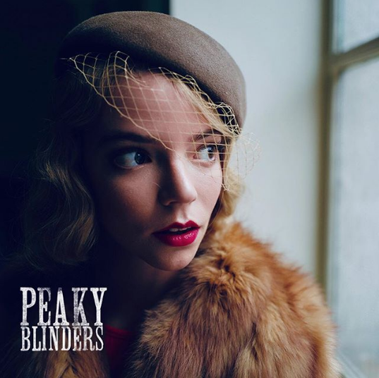photo de anya taylor joy dans le casting de la saison 5 de peaky blinders en 2019