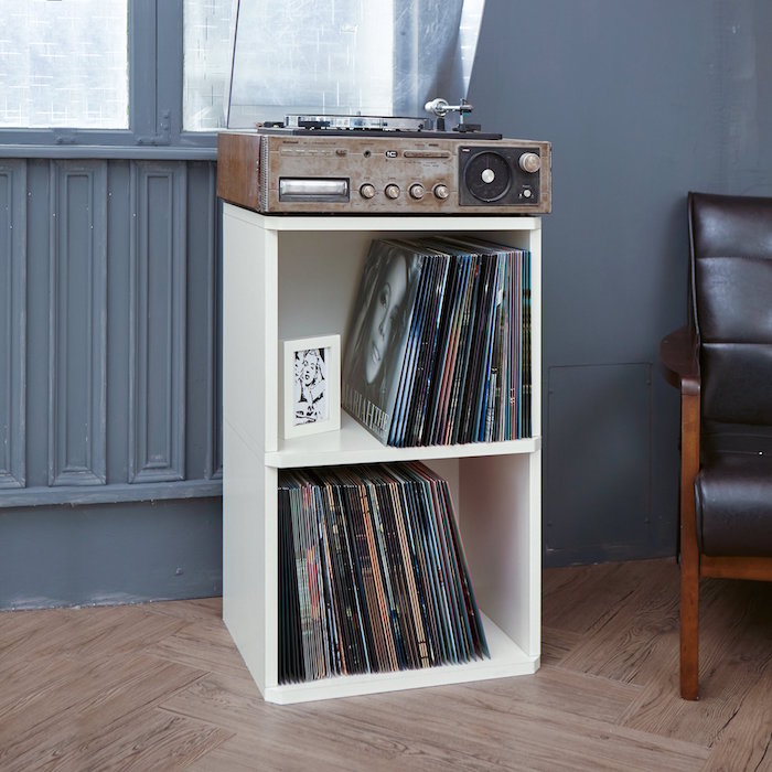 Meuble vinyle IKEA - Rangement vinyle