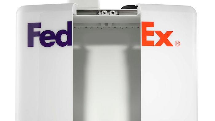 photo de FedEx SameDay Bot le robot capable de livrer des colis tout seul en toute autonomie
