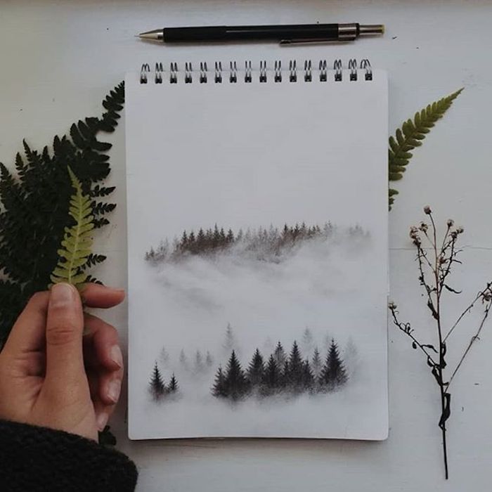 1001 Images Inspiratrices De Dessin De Paysage Magnifique