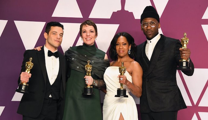 Photos des principaux gagnants de la cérémonie des Oscars 2019 avec Rami Malek Olivia Colman Mahershala Ali et Regina King