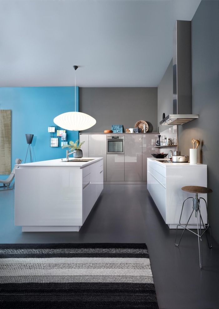 94 Design De Cuisine Blanche Et Grise Tendance Déco