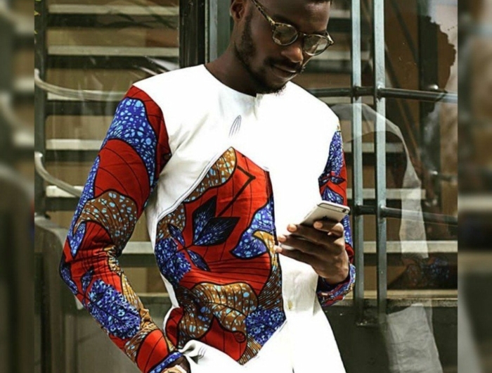 t shirt motif africain homme