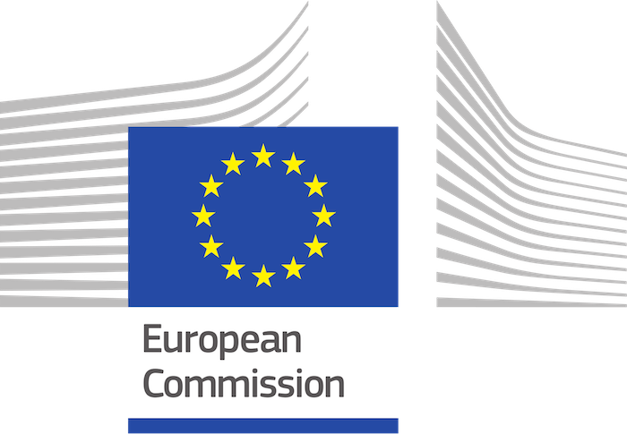 logo commission européenne pour plainte de spotify contre apple pour pratique antitrust