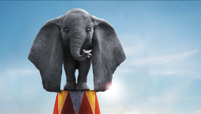 Image du film Dumbo de Tim Burton sorti le 27 mars 2019, remake Disney du classique de 1941