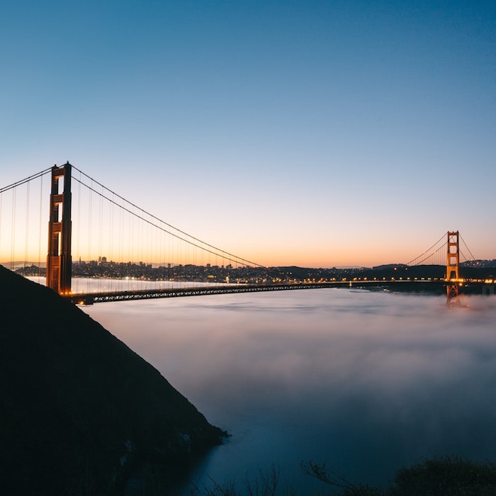 San Francisco photo Golden Gate bridge au coucher de soleil, paysage magnifique, fond d'écran paysage au coucher de soleil 