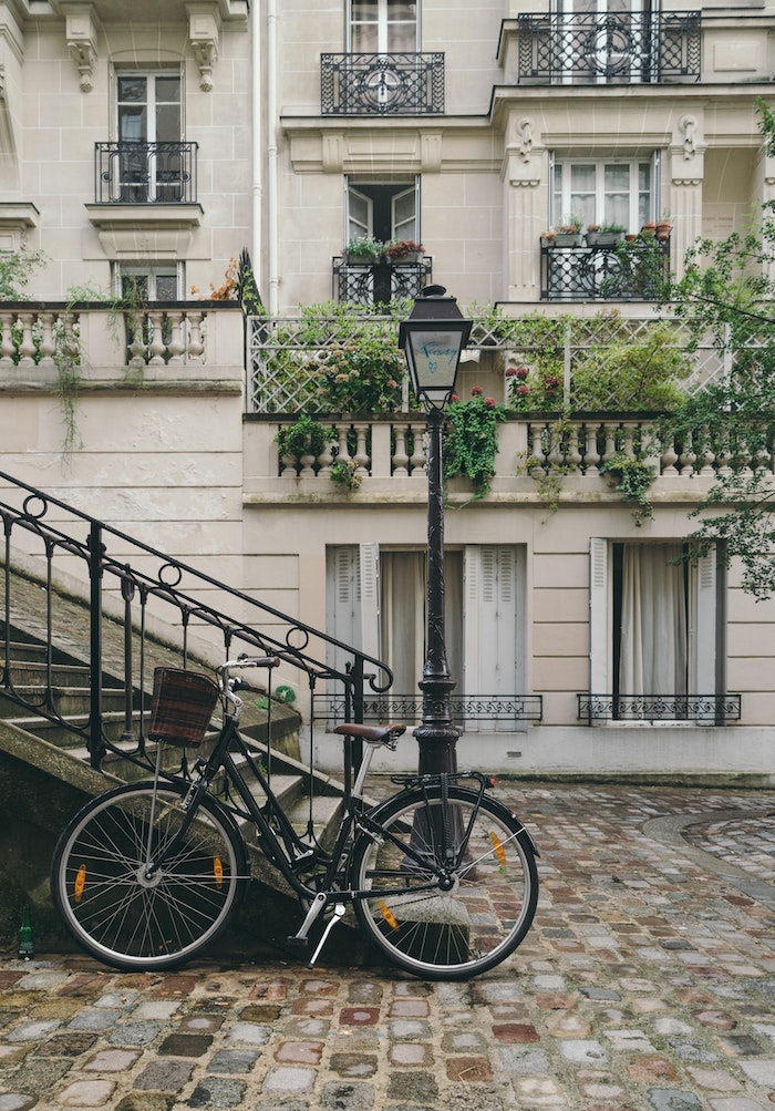 Bicyclette photographie à Paris image de paysage, le plus beau paysage ville pour arrière plan
