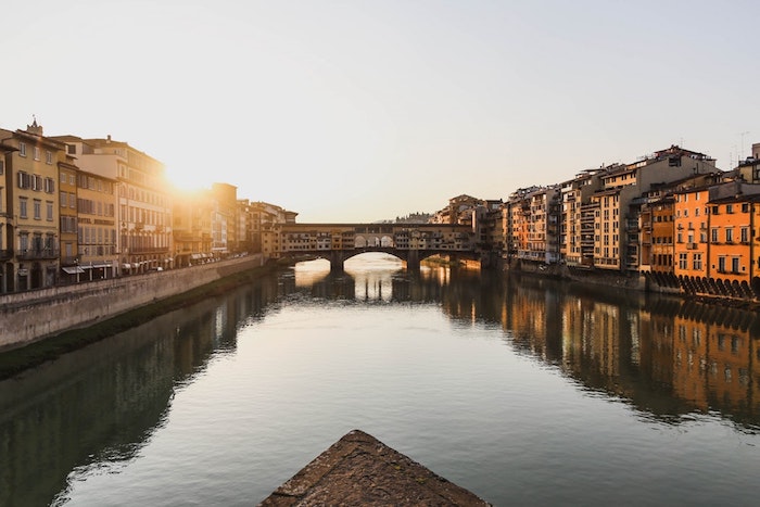 Florence Italie paysage Ponte Veccio, Europe paysage, les plus beaux paysages urbains, paysage ville ensoleillée