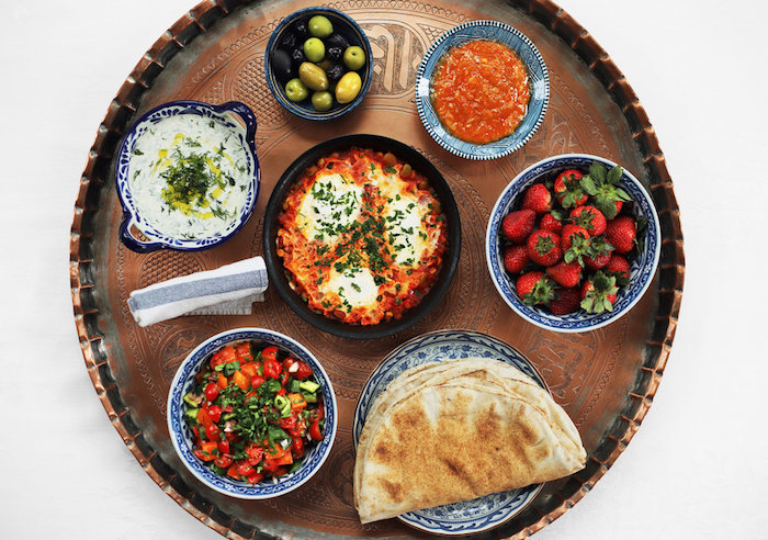 Les différentes entrées simples et raffinées, apero dinatoire original arabe style pan et fromage 